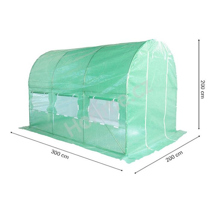 Home & Garden Zahradní fóliovník zelený 3 x 2 m